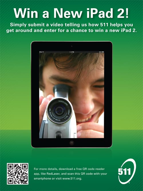511 video contest flyer