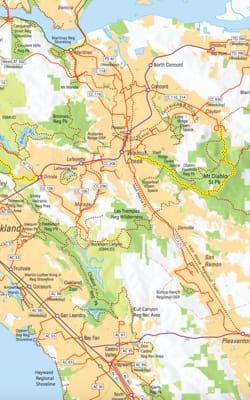 View Contra Costa Bike Maps