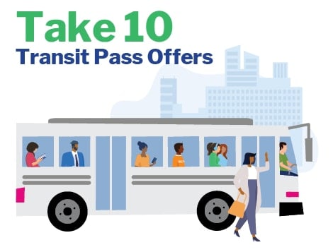 Transit Pass Offers: Take 10
